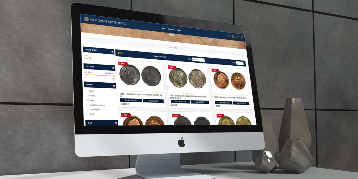 high grade numismatics